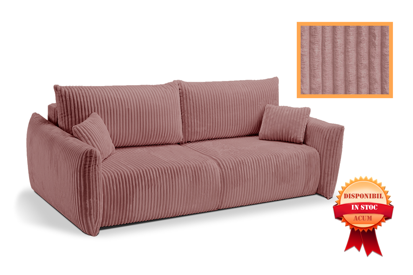   ALLORA CANAPEA EXTENSIBILA 240 X 108 TILIA-62